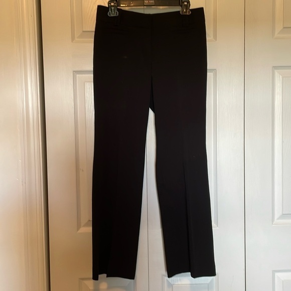 Ann Taylor Loft sz 4 Julie Trouser Career pants black. Front and back pockets - Picture 1 of 10